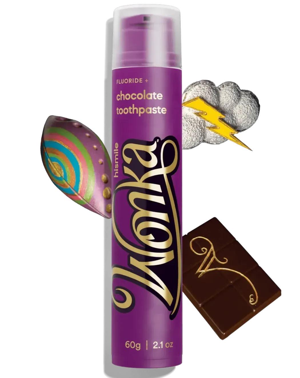 Зубная паста Hismile Wonka Chocolate Toothpaste со вкусом шоколада 60 г (29511082) - фото 2
