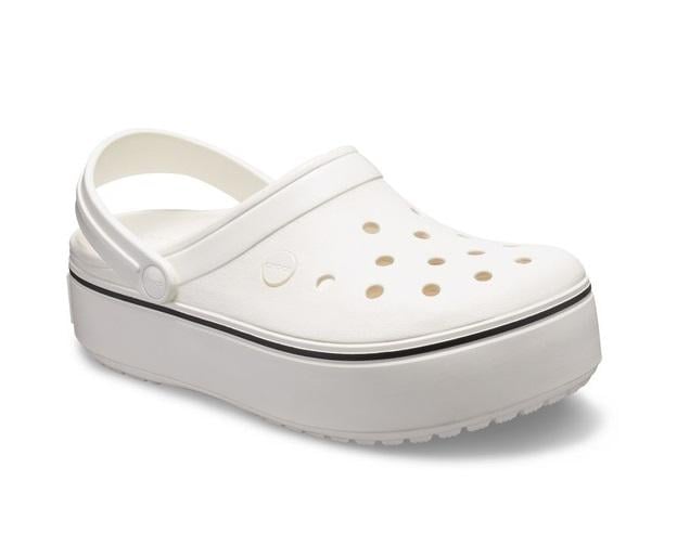 Сабо Crocs Crocband Platform Clog M7W9 р. 39 25,5 см Белый (205434)
