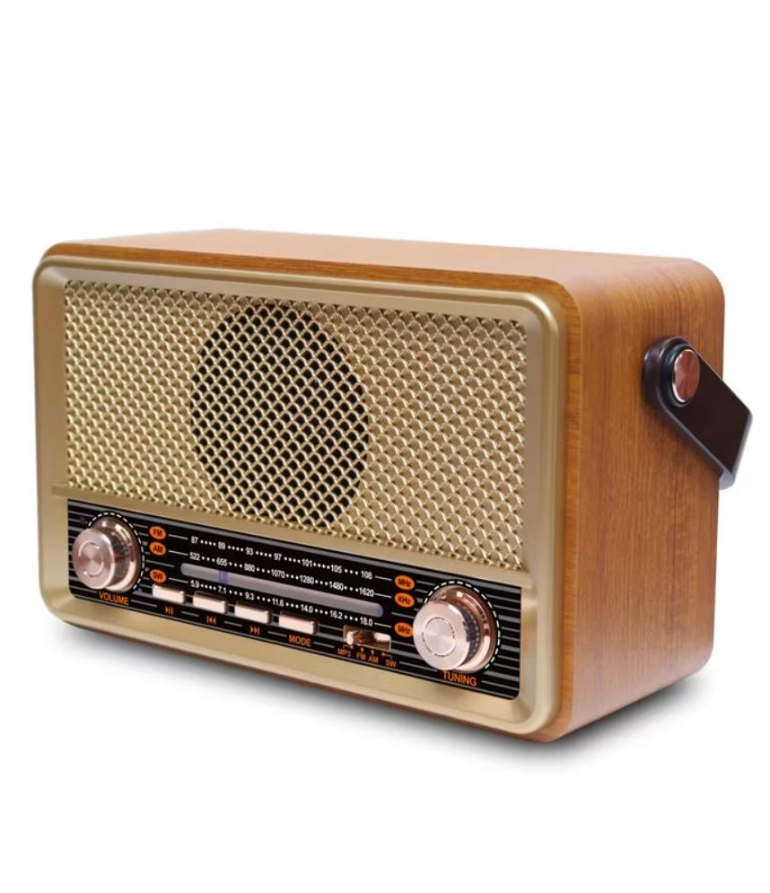 Радіоприймач Kemai MD-511 на акумуляторі Коричневий (24385405) - фото 3