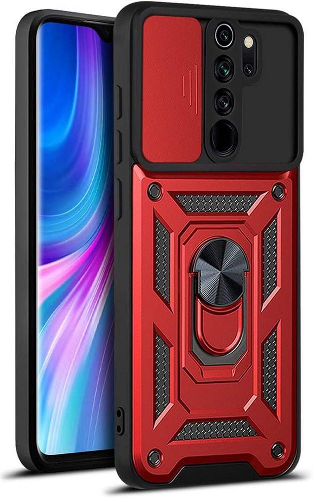 Чехол с защитой камеры 3DGuard Xiaomi Redmi Note 8 Pro Red (32505-2D)