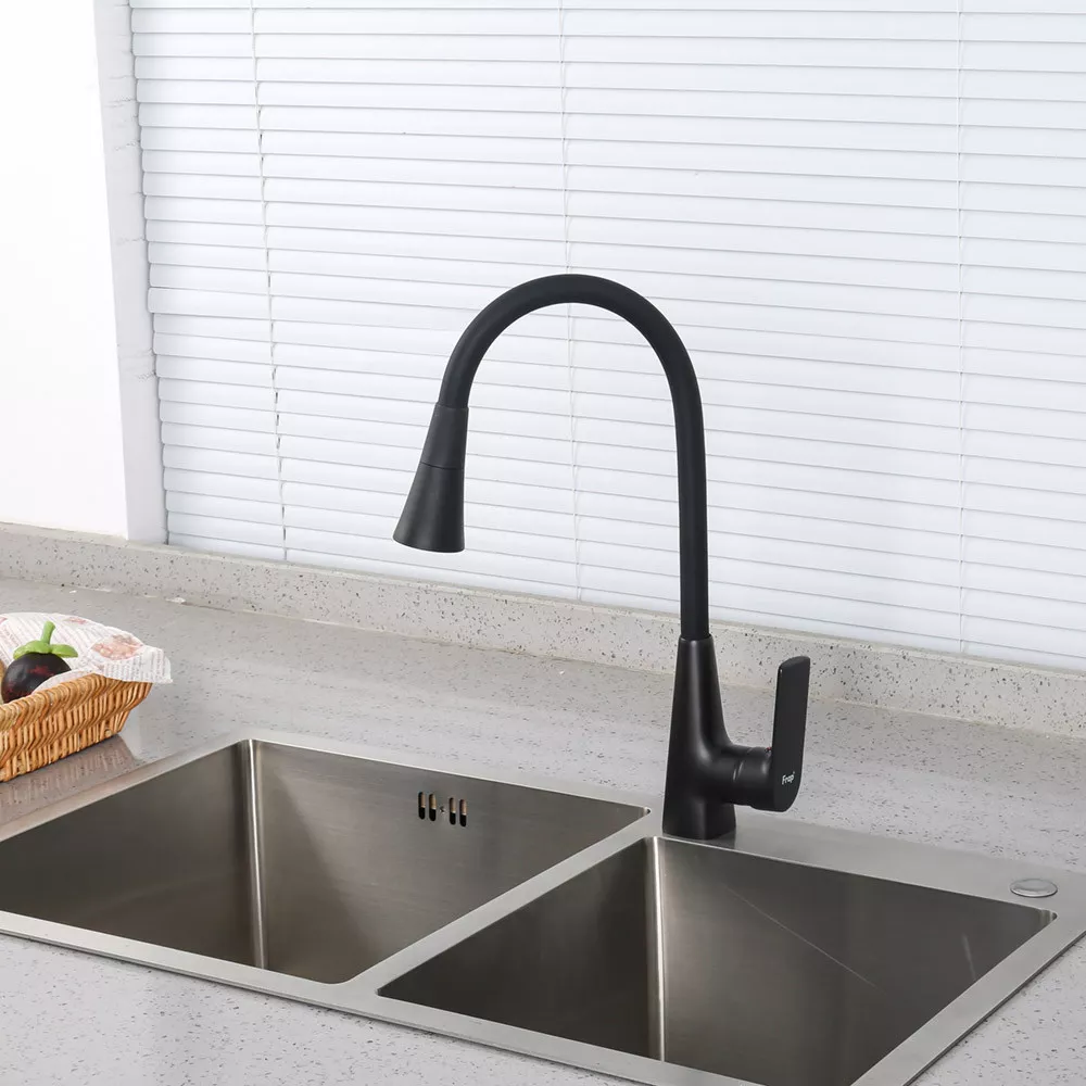 Змішувач кухонний Frap F4471-6 з гнучким виливом Чорний (1045050) Змішувач кухонний Frap F4471-6 з гнучким виливом Чорний (1045050)