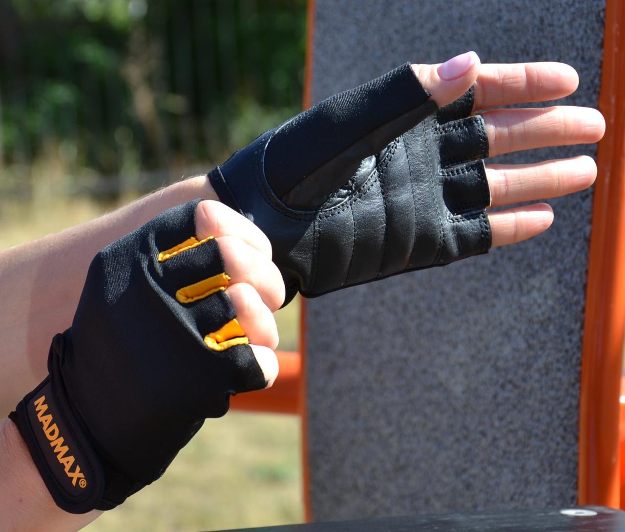 Перчатки для фитнеса MadMax MFG-251 Rainbow M Orange (A-012612) - фото 8 Перчатки для фитнеса MadMax MFG-251 Rainbow M Orange (A-012612) - фото 8