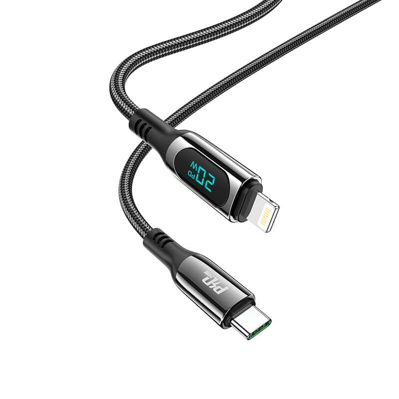 Кабель Hoco Type-C to Lightning Extreme PD charging data cable S51 Black (e398fdaa)