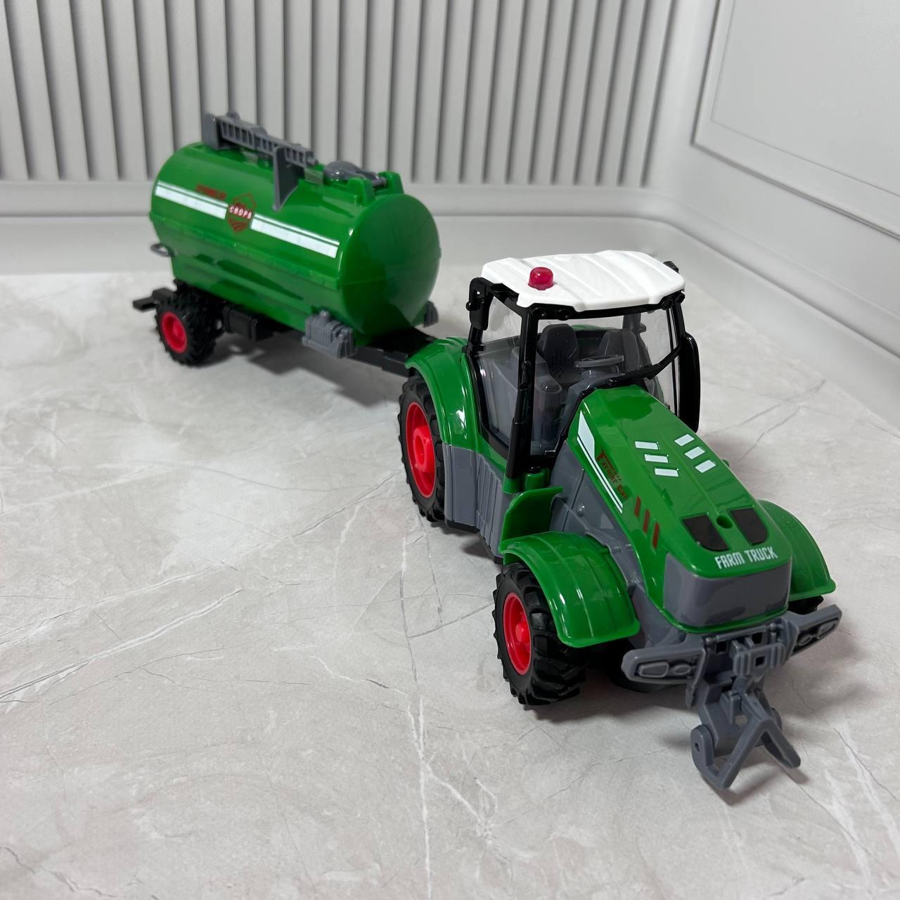 Іграшка дитяча Трактор із причепом QH 205-3 акумуляторний на пульті радіокерування (2632801171) - фото 4 Іграшка дитяча Трактор із причепом QH 205-3 акумуляторний на пульті радіокерування (2632801171) - фото 4