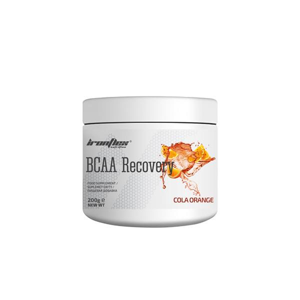Аминокислоты IronFlex BCAA Recovery Cola orange 200 g