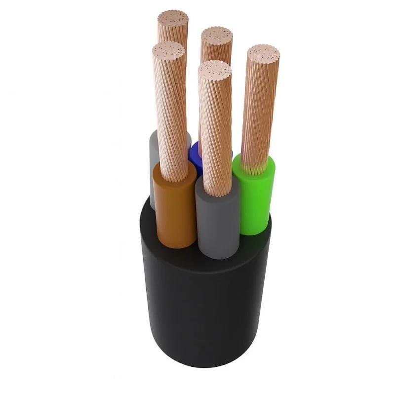 Кабель мідний монолітний ГАЛ-КАТ GK ВВГнг-LS круглий 5х6 (ГК000020427)