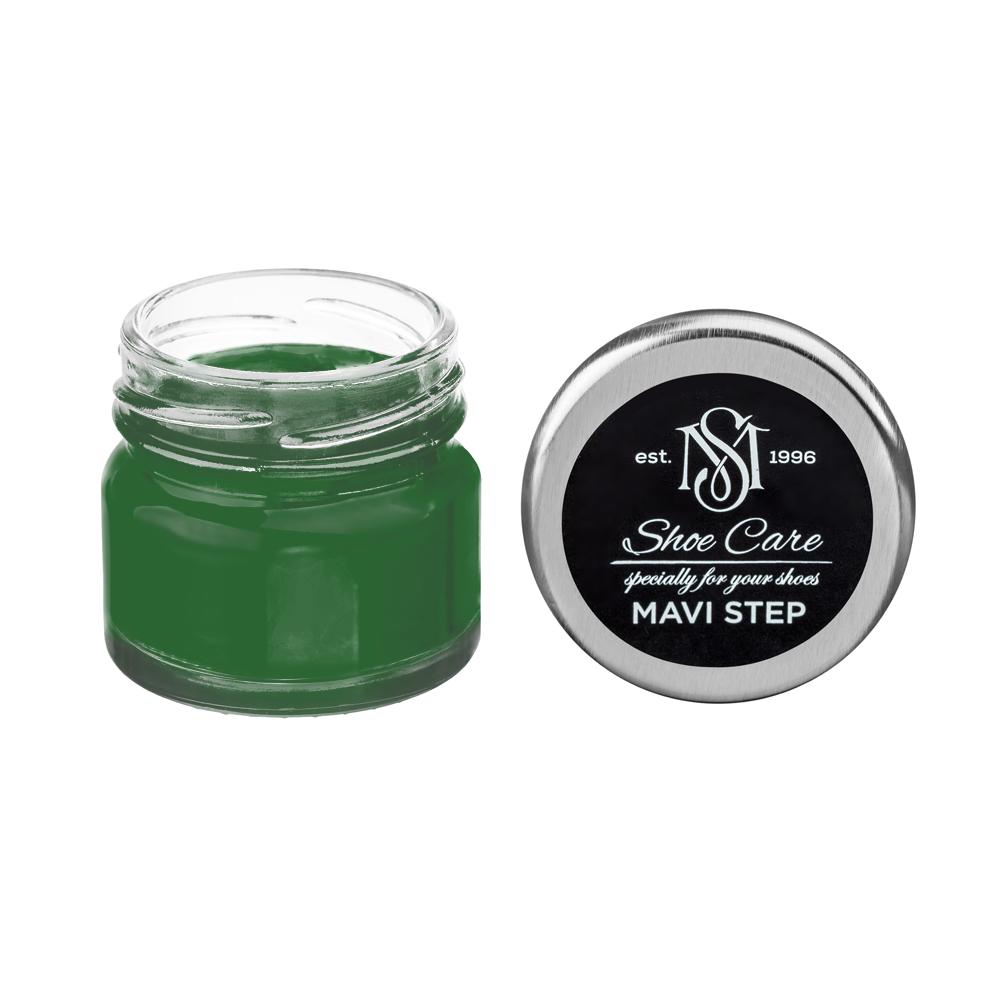 Крем для обуви из кожзама MAVI STEP Custom 25 мл Перманентный зеленый темный (5040-G20Y) - фото 1 Крем для обуви из кожзама MAVI STEP Custom 25 мл Перманентный зеленый темный (5040-G20Y) - фото 1