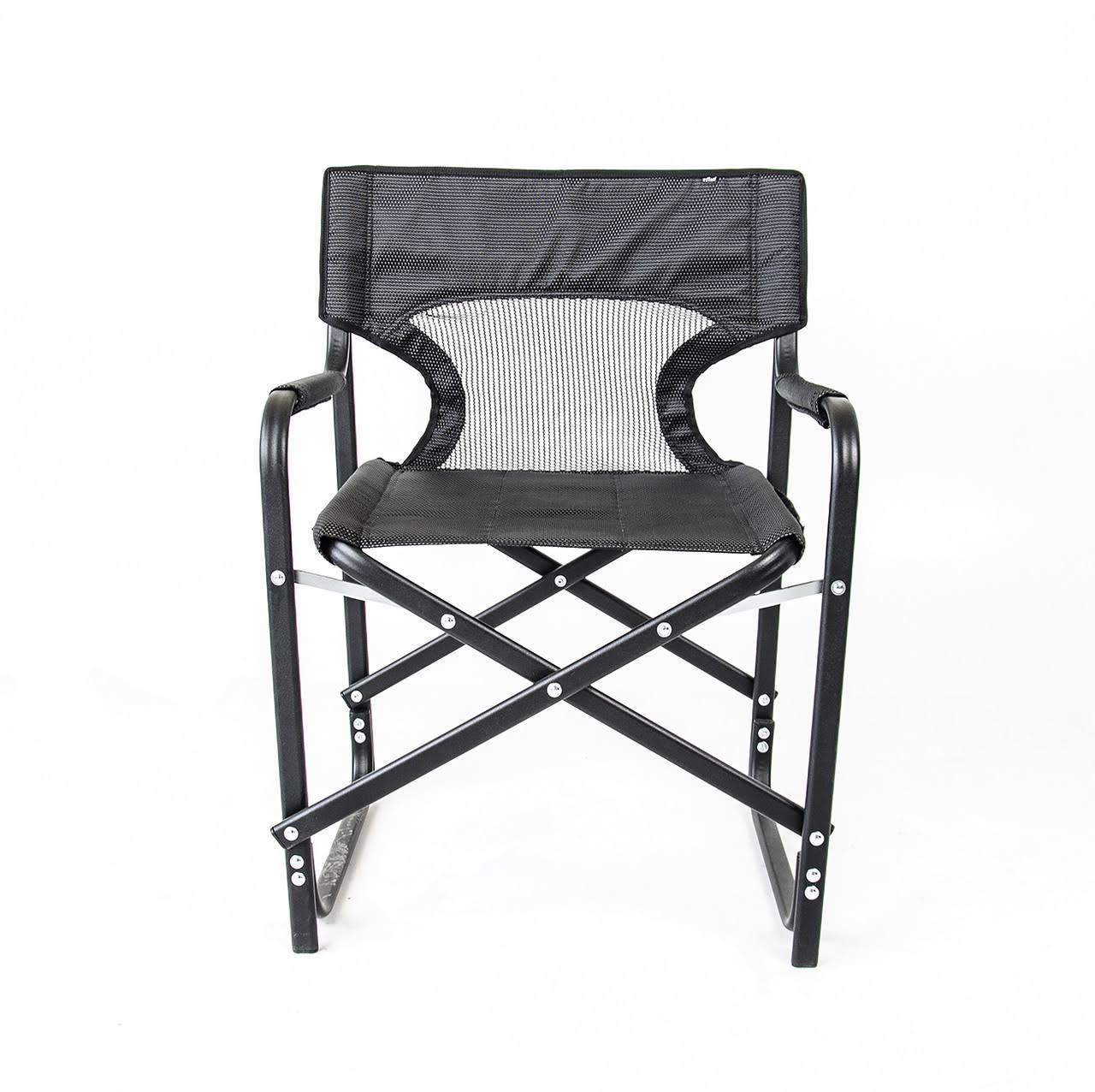 Стул туристический раскладной Vitan Режиссерский АЛЮМ Черный (6050)