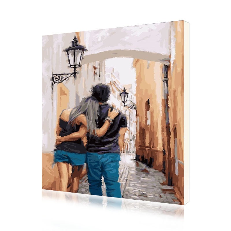 Картина по номерам Lesko RA-3495 Влюбленные Картина по номерам Lesko RA-3495 Влюбленные