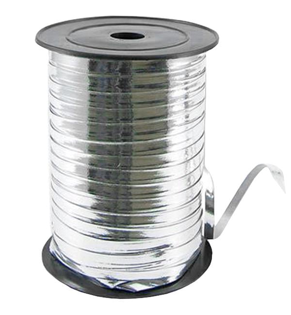 Лента для воздушных шариков 125 м 5 мм Серебреный (414959)