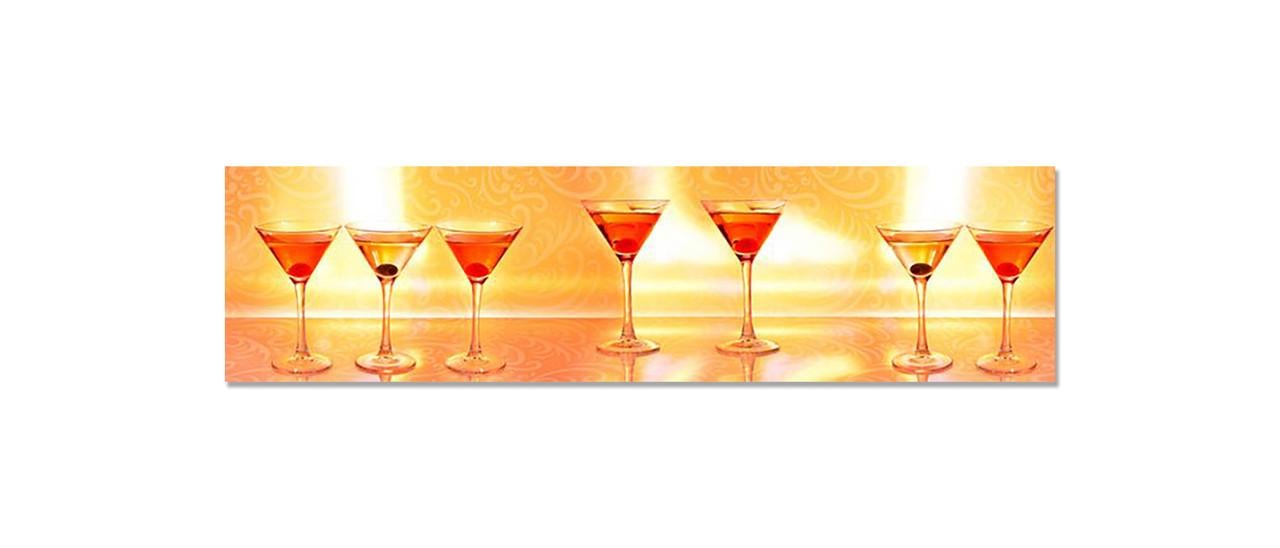 Наліпка вінілова на кухню Zatarga Сонячний коктейль 650х2500 мм (1289776204)