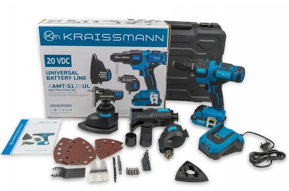 Мультиинструмент аккумуляторный KRAISSMANN 4 AMT-S1 20 UL (867352815)