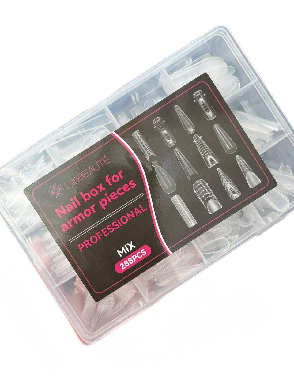Формы верхние для наращивания ногтей Lilly beaute 288 шт.