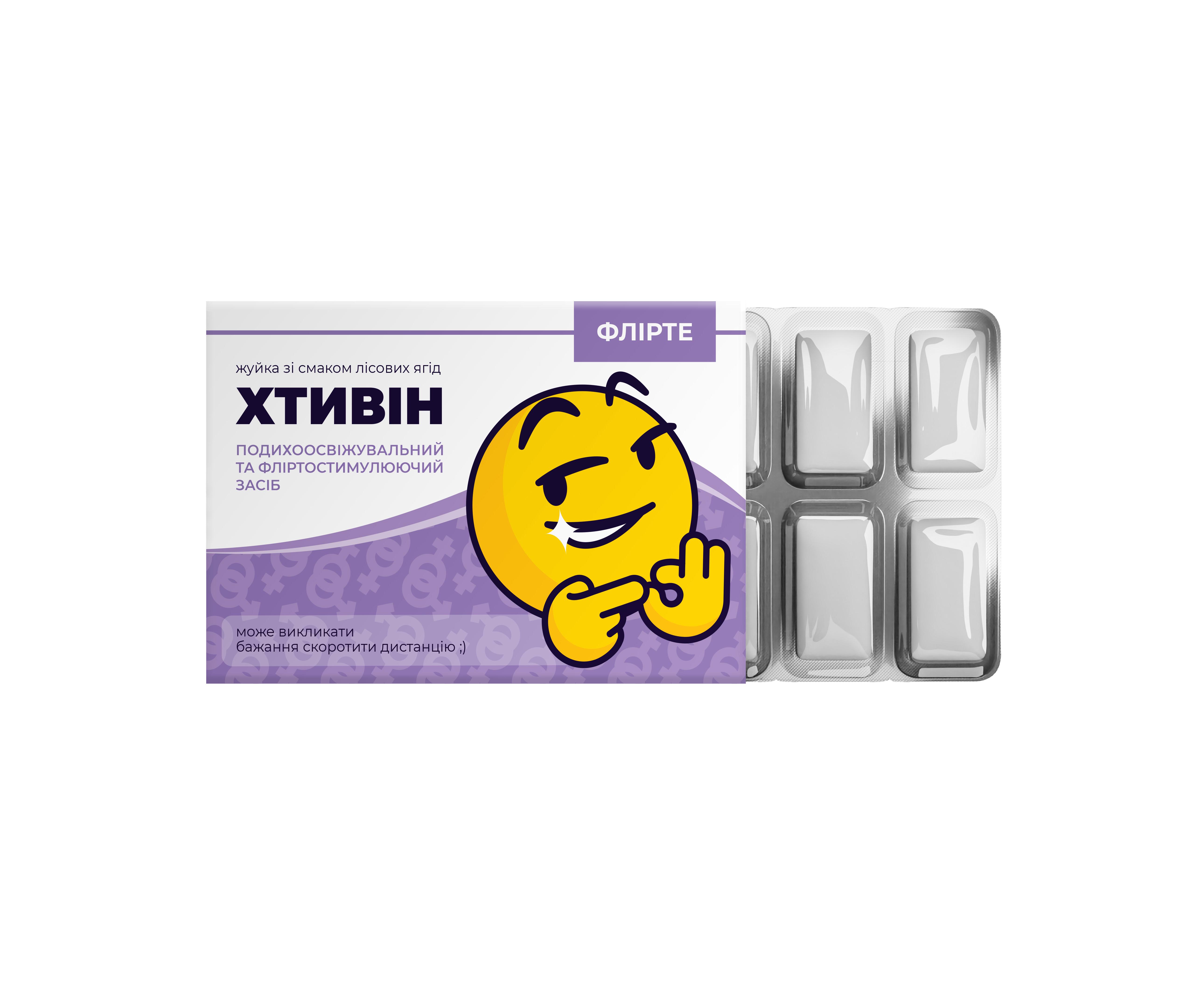 Резинка жевательная Papadesign Хтивин со вкусом лесных ягод (1101004250084)