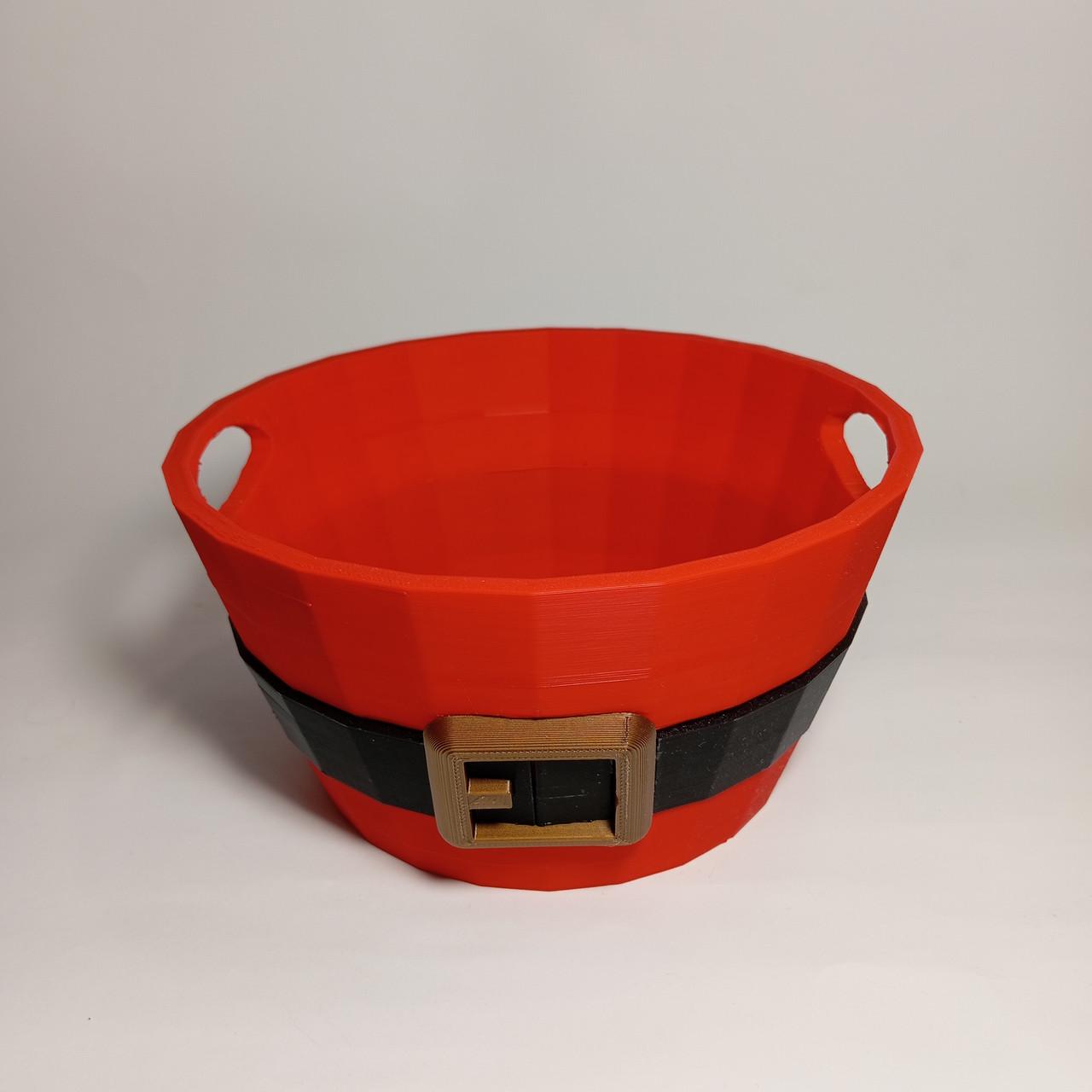 Конфета Christmas Santa Candy Dish/Bowl Bucket 18 см