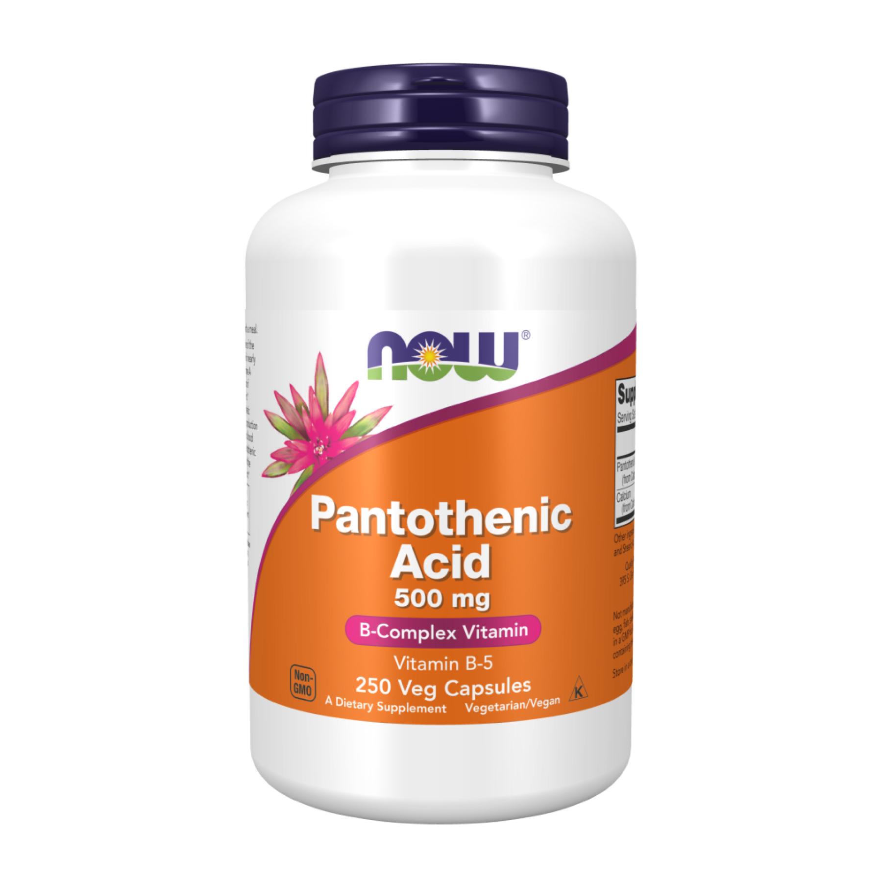 Натуральна добавка Pantothenic Acid 500 mg 250 vcaps (2023-10-2514)