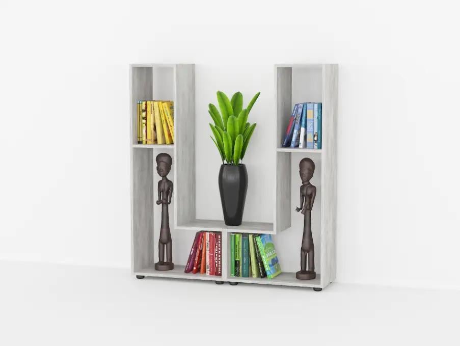 Стелаж-підставка для зонування кімнати Бетон (P105б)