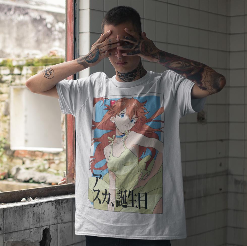 Футболка унисекс Evangelion Asuka XL Белый (00000008295) Футболка унисекс Evangelion Asuka XL Белый (00000008295)