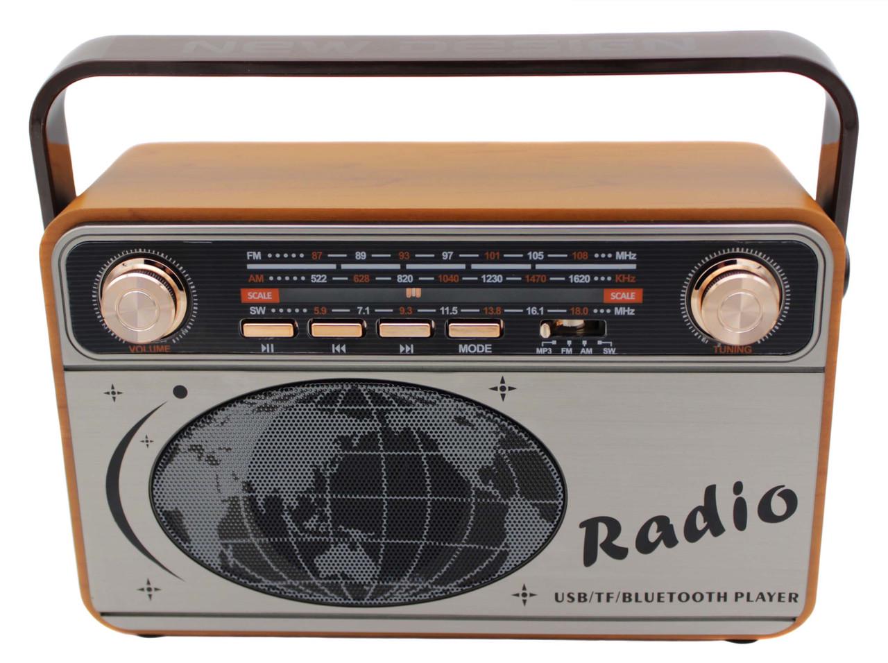 Радиоприемник аккумуляторный Kemai MD-503 Bluetooth с пультом (t6986)