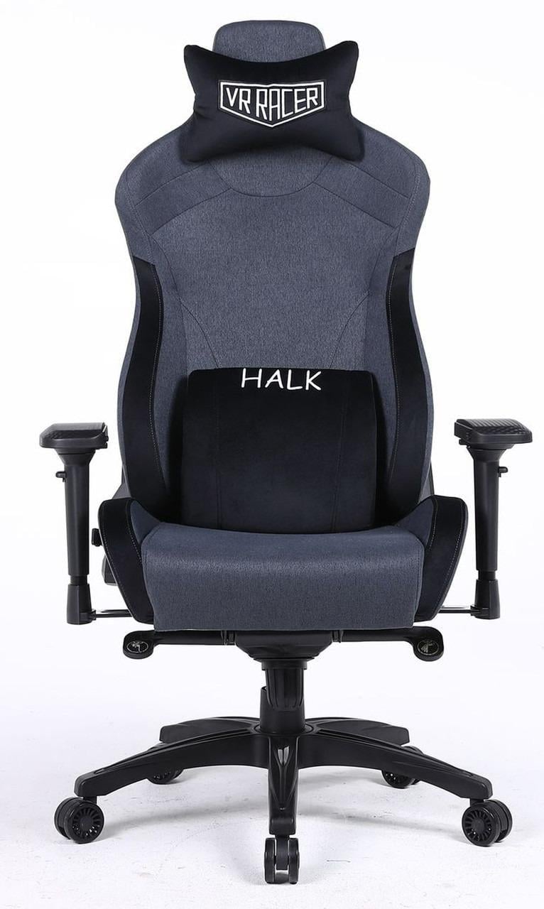 Кресло геймерское VR Racer Textile Halk Черный