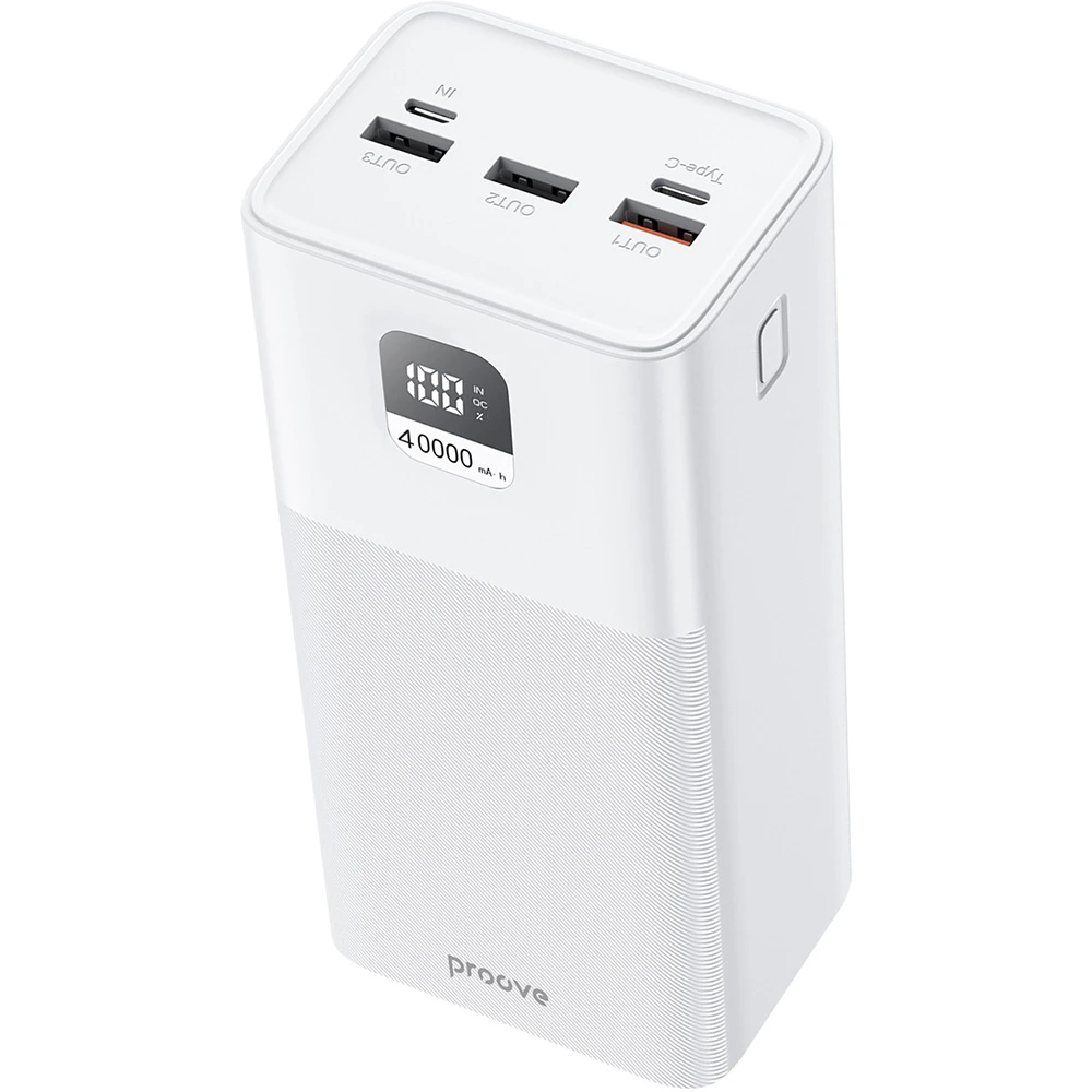 Внешний аккумулятор Proove Giant Power Bank 100W 40000mAh White