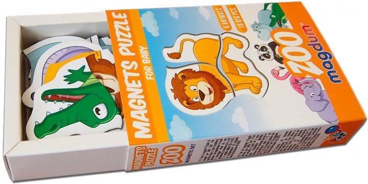 Пазлы магнитные Zoo Magdum на английском языке в коробке - фото 2 Пазлы магнитные Zoo Magdum на английском языке в коробке - фото 2