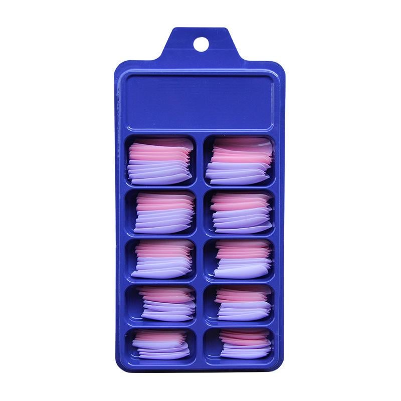 Накладні нігті довгі Bananahall BLC049 балерина 100 шт. Різнокольоровий (A9740)