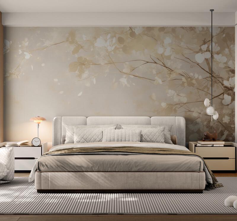 Фотообои виниловые Нежные лепестки (S2093)