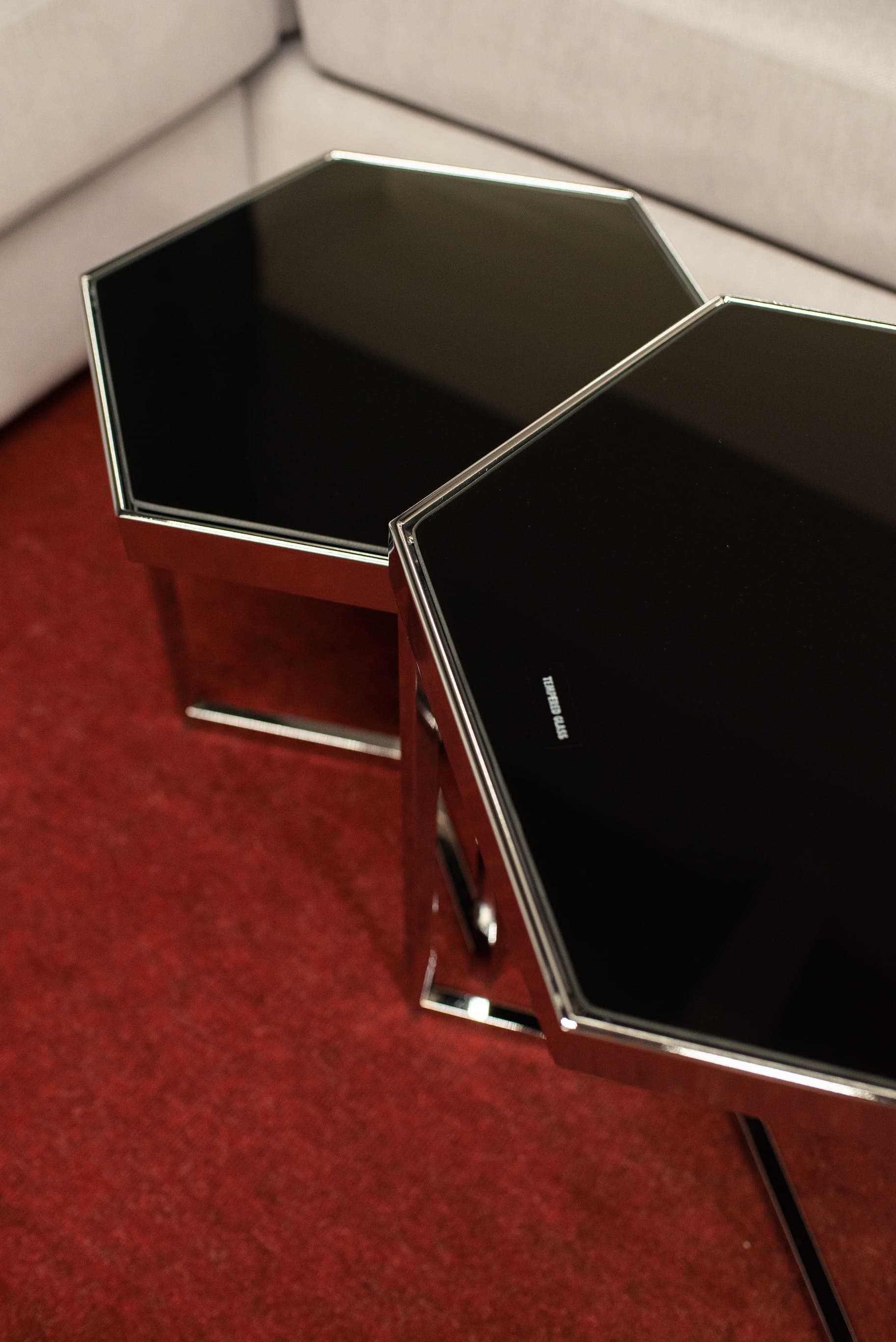 Журнальный стол Signal Milos Черный/Хром - фото 5