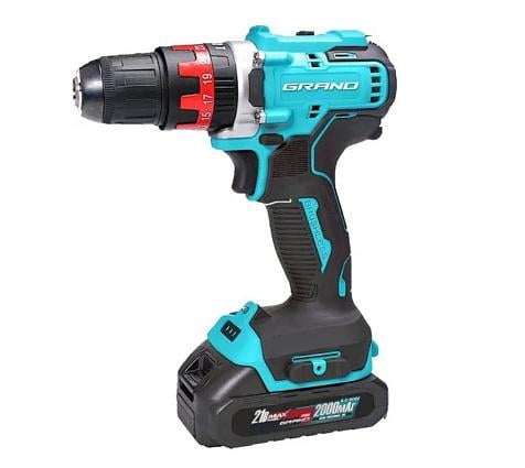 Шуруповерт аккумуляторный Grand ДА-21UBL/Pro BRUSHLESS
