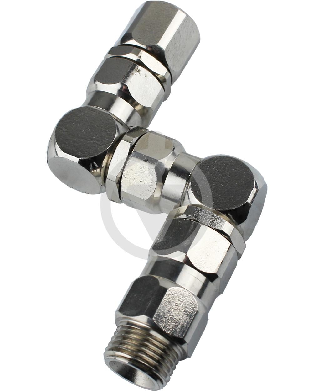 Фитинг поворотный 1/2"х1/2" внутренняя-наружная резьба (13474229)