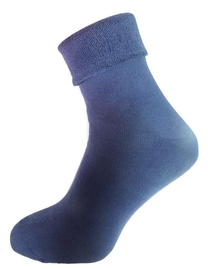 Носки Новая пара 442-386 махровые без резинки средние р. 42-44 Темно-синий (2386044215753) - фото 2 Носки Новая пара 442-386 махровые без резинки средние р. 42-44 Темно-синий (2386044215753) - фото 2