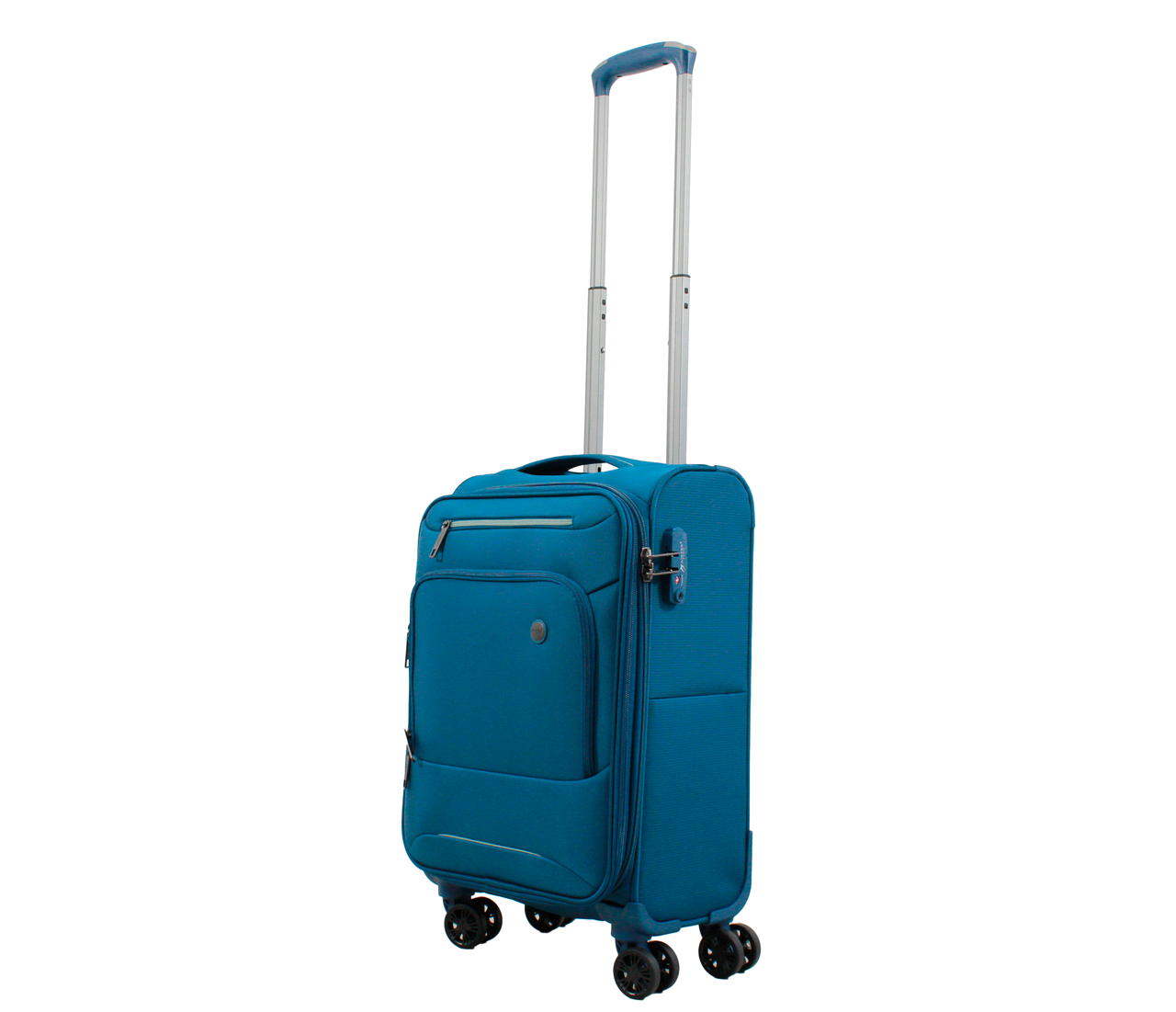 Чемодан ручная кладь AIRTEX ткань S 55х35х22 см 38 л 2,75 кг Синий (835)