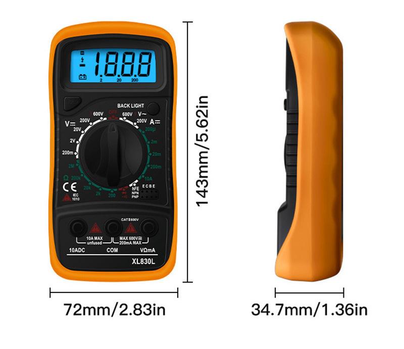 Набор инструментов для пайки JCD908S 20в1 паяльник с терморегулятором и мультиметром и детектором напряжения 80 Вт до 500 °C - фото 3