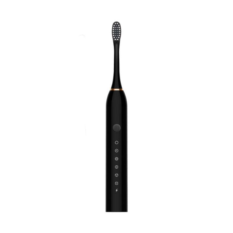 Зубная щетка ультразвуковая с 4 насадками Sonic Toothbrush X-3 Black Зубная щетка ультразвуковая с 4 насадками Sonic Toothbrush X-3 Black