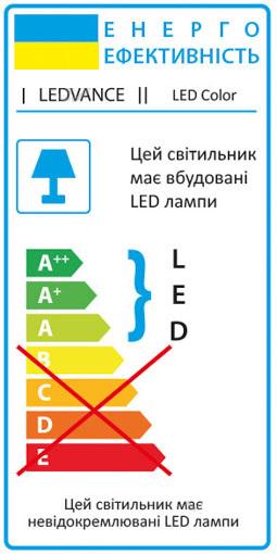 Настінний світильник COLOR+ RGBW LED з пультом 19 Вт/3000 K - фото 6