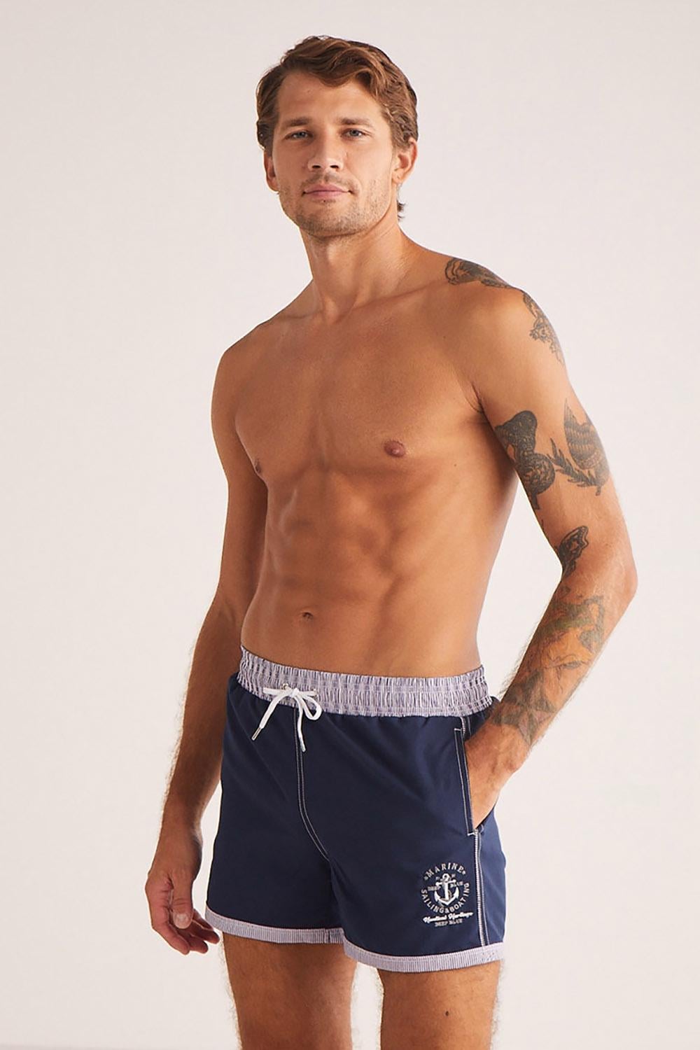 Мужские шорты Kom Марине M Темно-синий (8682919120509) Мужские шорты Kom Марине M Темно-синий (8682919120509)