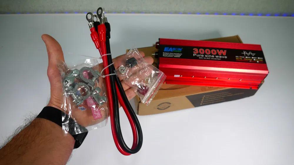 Инвертор напряжения EASUN Power чистая синусоида 12-220 В 3000 Вт Черный (3030) - фото 7 Инвертор напряжения EASUN Power чистая синусоида 12-220 В 3000 Вт Черный (3030) - фото 7