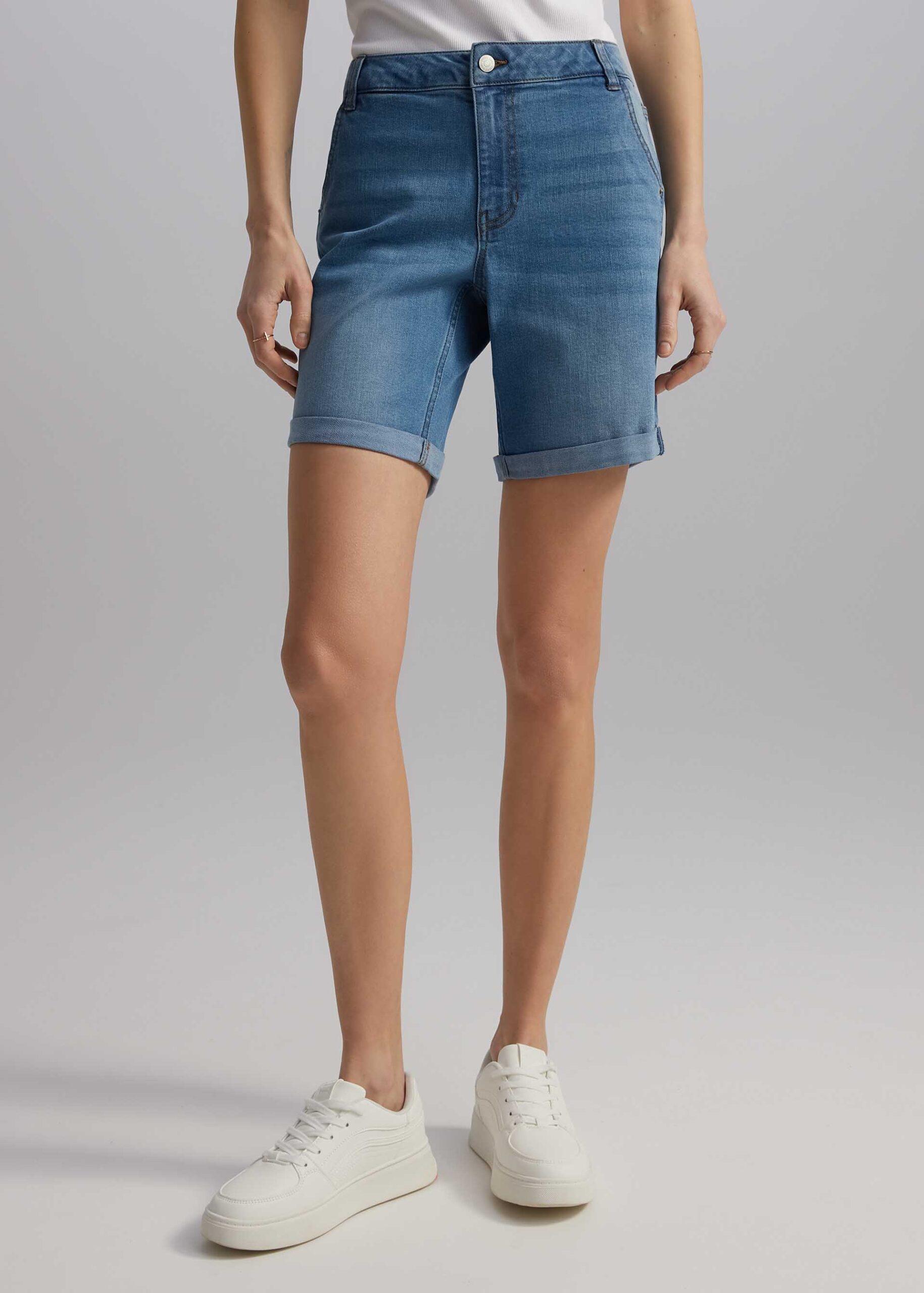 Шорти жіночі Diverse BOMNA джинсові M Світло-блакитний (5905384114556) - фото 2 Шорти жіночі Diverse BOMNA джинсові M Світло-блакитний (5905384114556) - фото 2