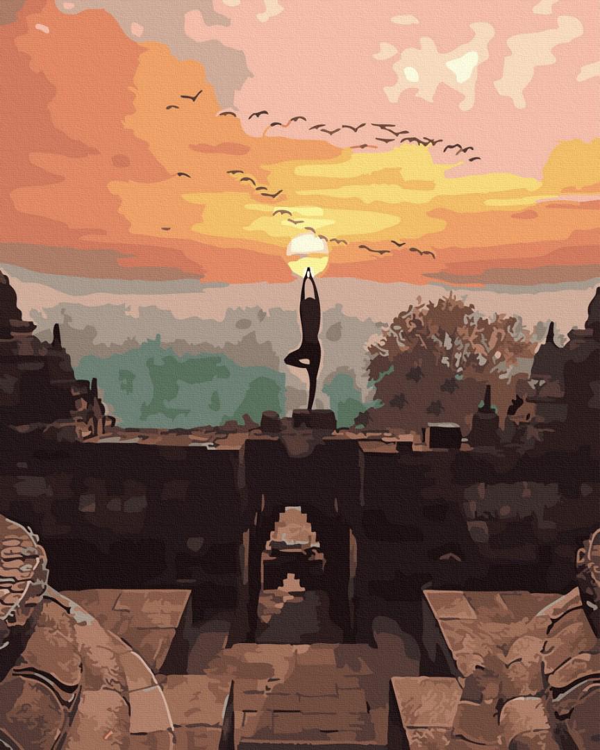 Картина по номерам Brushme Вечерняя йога 40x50 см (GX32541) Картина по номерам Brushme Вечерняя йога 40x50 см (GX32541)