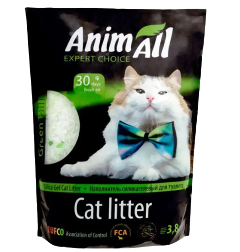 Песок селикогель Анимал 3,8 л Зеленый (00000007052)