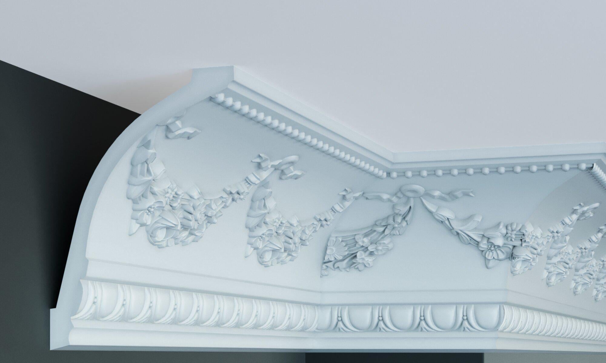 Карниз с орнаментом Gaudi decor C102 202x147 мм 2000 мм (12368511)