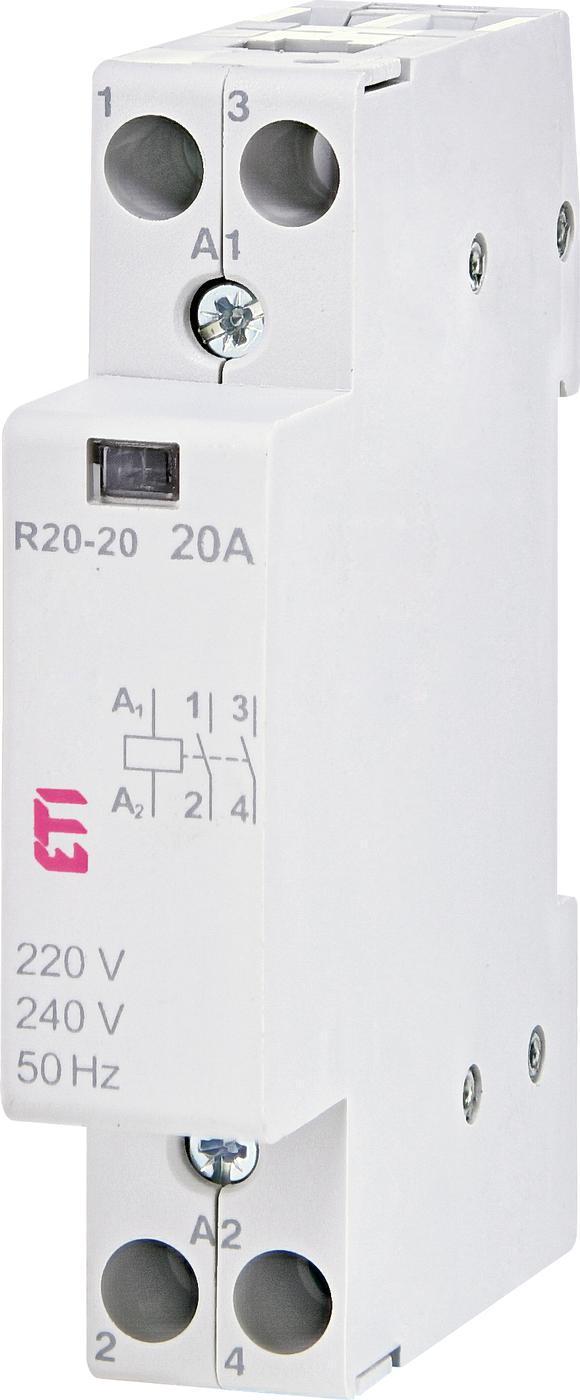 Контактор модульный ETI R 20-20 230V (2461210)