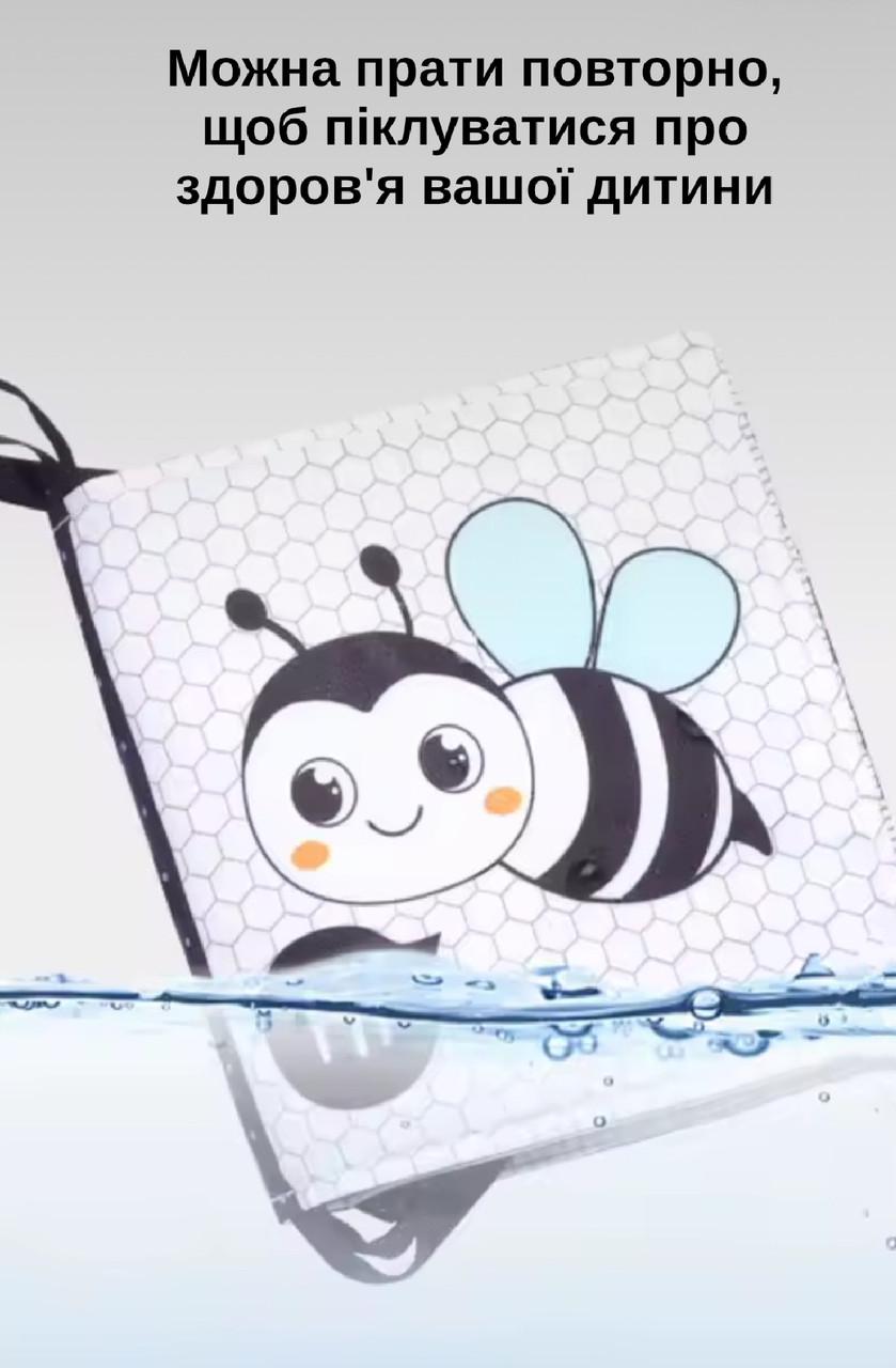 Книга-бортик двусторонняя в кроватку для новорожденных (2749848364) - фото 2 Книга-бортик двусторонняя в кроватку для новорожденных (2749848364) - фото 2