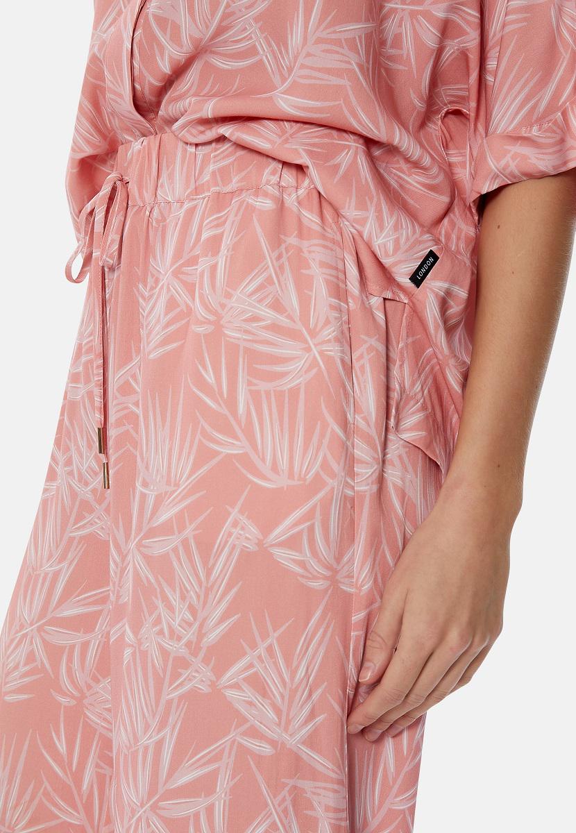 Пижама женская Pretty you London Printed Studio Long 3XL Розовый (5056372013327) - фото 5