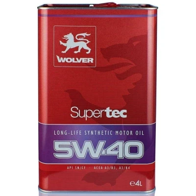 Моторная смазка WOLVER SUPERTEC SAE 5W-40 4 л (06574)