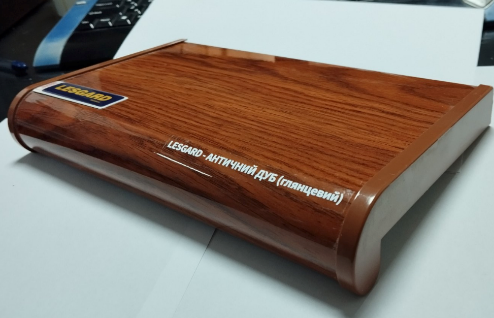 Підвіконня Lesgard Elesgo ПВХ 200 мм Античний Дуб - фото 2 Підвіконня Lesgard Elesgo ПВХ 200 мм Античний Дуб - фото 2