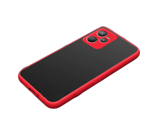 Чехол-накладка TPU Color Matte Case для Realme C35 Красный