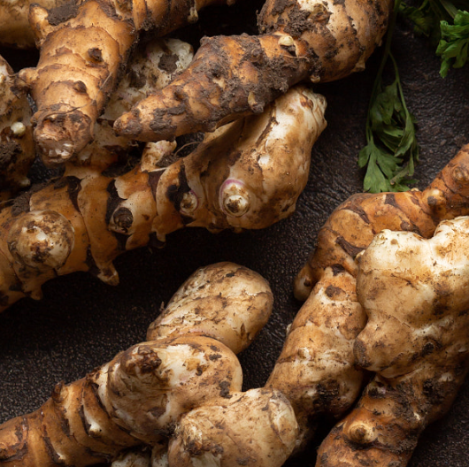 Топинамбур свежий на посадку клубненосный не мытый 10 кг (82 (001))