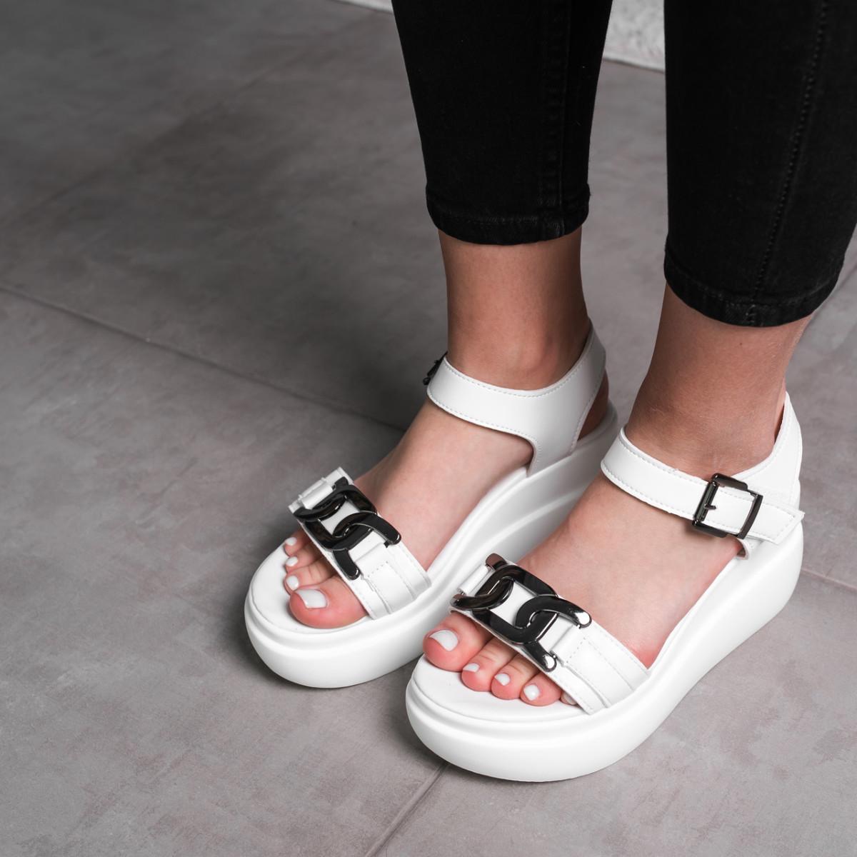 Босоножки женские Fashion р. 41 25,5 см Белый (3663)